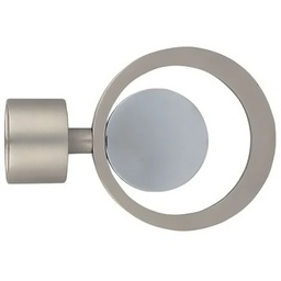 [14917] EMBOUT CERCLE MIX D28 CHROME MAT