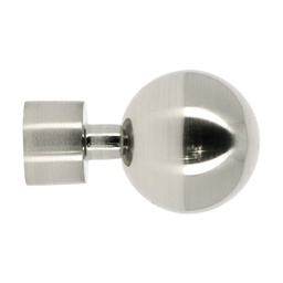 [13469] EMBOUT BOULE D16 CHROME BROSSE