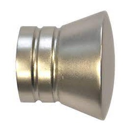 [13474] EMBOUT POMMEAU STRIE D20 NICKEL