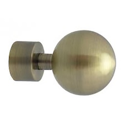 [13488] EMBOUT BOULE D20 LAITON VIEILLI