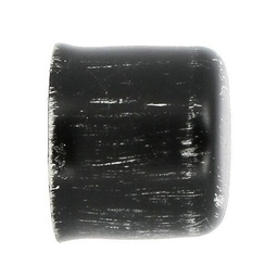 [13500] 2 EMBOUTS DE FERMETURE D20 NOIR BRILLANT