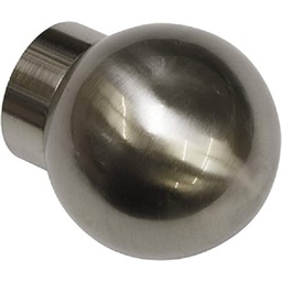 [13503] EMBOUT BOULE D20 NOIR BRILLANT