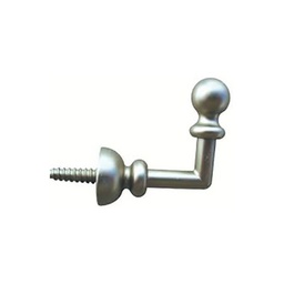 [13533] 2 GONDS BOULE 30MM NICKEL
