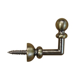 [13534] 2 GONDS BOULE 30MM EFFET LAITON VIEILLI