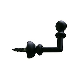 [13536] 2 GONDS BOULE NOIR BRILLANT