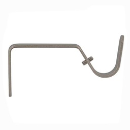 [13615] 2 SUPPORTS OUVERT 80MM A/M NICKEL