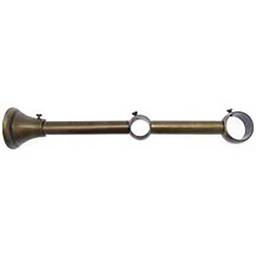 [13627] SUPPORT DOUBLE A OEIL 85/150MM EFFET LAITON VIEILLI
