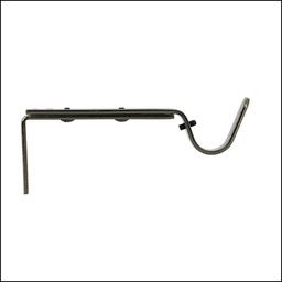 [13628] 2 SUPPORTS OUVERTS REGLABLE 115/160 EFFET LAITON VIEILLI