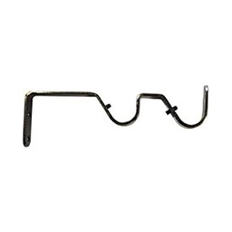 [13630] 2 SUPPORTS OUVERTS DOUBLE 80/130 EFFET LAITON VIEILLI