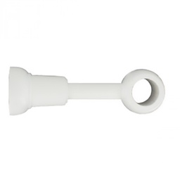 [13637] 2 SUPPORTS OUVERTS REGLABLES 115/160 A/M BLANC BRILLANT