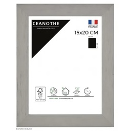 [14545] CADRE PHOTO BOIS 15X20 KARMA GRIS