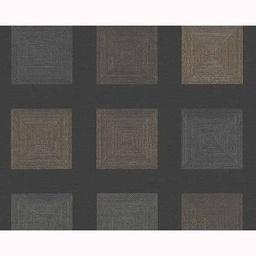 [13707] PAPIER PEINT PV INTERIEUR MOTIF MASSAI NOIR OR