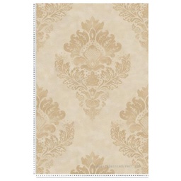 [15211] PAPIER PEINT EXP INTERIEUR BEN BAROQUE BLANC OR