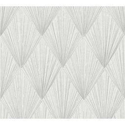 [13723] PAPIER PEINT PV INTERIEUR HIGH LIGHTS ECRU ARGENT