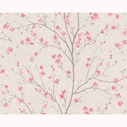 [15212] PAPIER PEINT EXP INTERIEUR JAPANESE BLOOMING FD BLANC