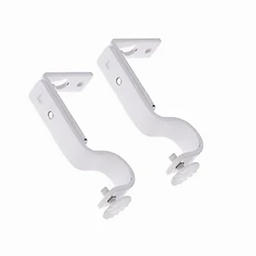 [13800] SUPPORT TRINGLE MILIEU EP15MM ZAMAC BLANC