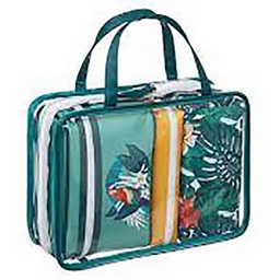 [13828] TROUSSE TOILETTE X4 TROPICAL