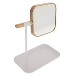 [13876] MIROIR AMOVIBLE NATUREO BLANC