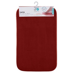 [13975] TAPIS MEMOIRE FORME 48X80 TERRACOTTA