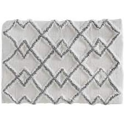 [13984] TAPIS COTON ETHNIQ 50X75 GRIS