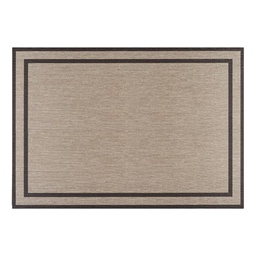 [14062] TAPIS VINYLE TRESSE CADRE2 GOLD 60X90