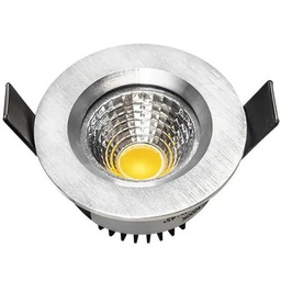 [16081] SPOT 1*8W COB 3000K 240V ALU RAL9005