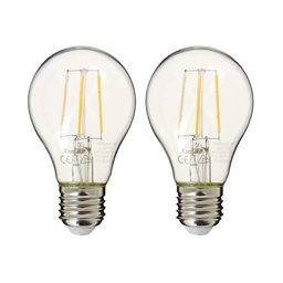 [16175] PACK 2 AMPOULES A60 RETROLED E27 470LM 2700K