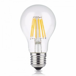 [16186] AMPOULE LED TRANSPARENTE E27 1055LM 4000K 8W