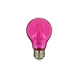 [16211] AMPOULE CLASSIQUE LED - A60 ROSE A FILAMENT - E27 3,8W