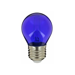 [16213] AMPOULE CLASSIQUE LED - P45 BLEUE A FILAMENT - E27 BLEUE 2W