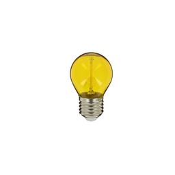 [16215] AMPOULE CLASSIQUE LED - P45 JAUNE A FILAMENT - E27 JAUNE 2W