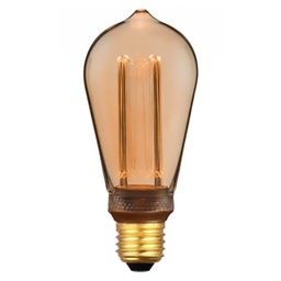 [16221] AMPOULE A60 VINTAGE FILAMENT 4W E27 320 400LM 1800K