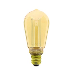 [16253] AMPOULE LED DECO HOLOGRAMME SPIRALE E27 ST64