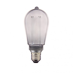 [16257] AMPOULE LED DECO HOLOGRAMME SPIRALE E27 ST64 FUME