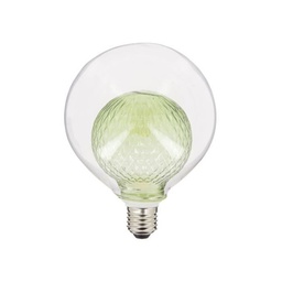 [16282] AMPOULE DECO DOUBLE VERRE GREEN G125 250LM 2700°K