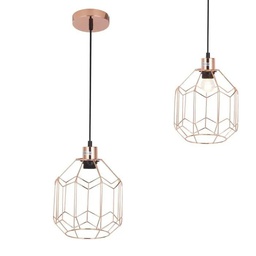 [16326] SUSPENSION DECO VINTAGE MICRO E27 OR ROSE