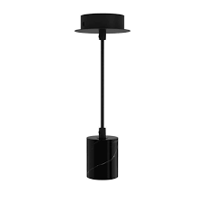 [16330] SUSPENSION DECO MARBRE E27 NOIR