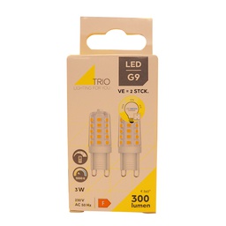[16545] AMPOULES G9 SMD 3,5W 320LM 3000K SWITCH-DIM 2X G9 MAT BLISTER