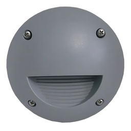 [16733] APPLIQUE MURALE ROND LETI GRIS