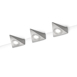 [16797] APPLIQUE TRIO ECCO INCL. 3 X SMD, 3W, 3000K, 200LM W:13CM, H:4CM,