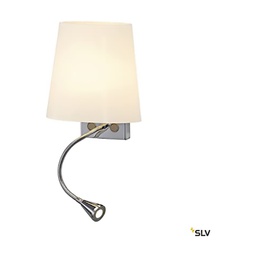 [16812] APPLIQUE TRIO HOTEL EXCL. 1 X E14, MAX. 40W + INCL. 1X3,1W/OSRAM-LED/3000K/310LM W:20CM, H:23,5CM,EXT:34,5CM