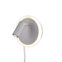 [16842] APPLIQUE TRIO JORDAN INCL. 1X5W + 1X2W LED 3000K 550LM+200LM