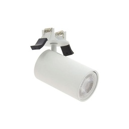 [16965] PLAFONNIER ENCASTRABLE GU10 50W 2700K ROND AJUSTABLE BLANC