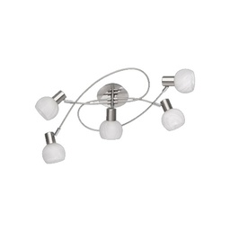 [17023] PLAFONNIER REALITY ANTIBES EXCL. 5 X E14, MAX. 28W H:22CM, W:52CM