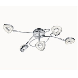[17026] PLAFONNIER REALITY TOURS INCL. 5 X SMD, 4,5W, 3000K, 400LM W:54CM, H:17CM,