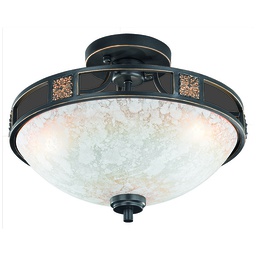 [17044] PLAFONNIER TRIO QUINTA EXCL. 3 X E27, MAX. 60W H:32CM, D:42CM,