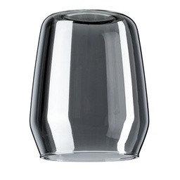 [17372] LAMPE DS ABAT-JOUR VASE MAX.50 W VERRE FUME
