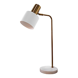 [17405] LAMPE DE BUREAU E27 BLANC OR-DELTA LIGHTING
