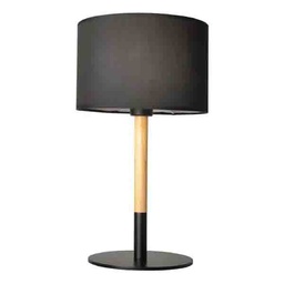 [17525] LAMPE DE TABLE NOIR E27