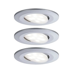 [17702] KIT SPOT ENCASTRE CALLA BBC IP65 ROND ORIENTABLE 3X680LM 4000K 6W 230V DEPOLI